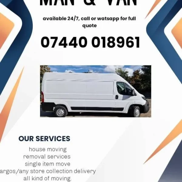 Man with van available 24/7
