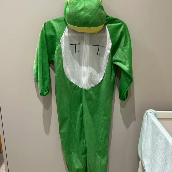 Frog costume with story book