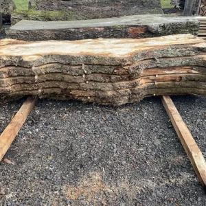 Live edge wood slabs and beams natural hardwood timber - Image 3