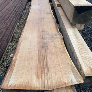Live edge wood slabs and beams natural hardwood timber - Image 8