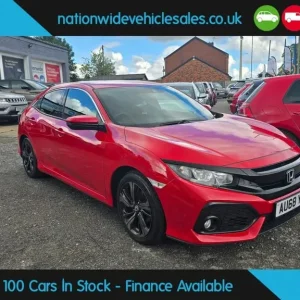 2018 Honda Civic 1.0 VTEC Turbo SR Hatchback 5dr Petrol Manual Euro 6 (s/s) (126 ps) Hatchback Pe...