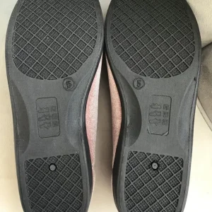 Ladies Cherish Full Slippers in Heather, Size 5 - Image 4