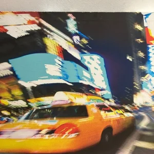 Canvas New York yellow taxi (51cmx76cm) - Image 2