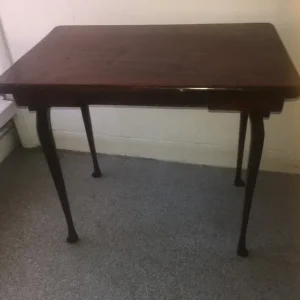 Antique Early Victorian Hardwood Side Table with Drawer - Image 4
