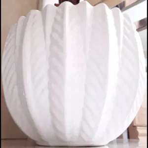 White Ceramic Jardiniere Pot - Image 4