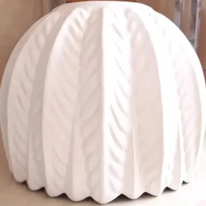 White Ceramic Jardiniere Pot - Image 6