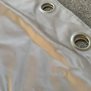 Grey silk curtains - Image 2