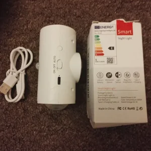 Night light with colour and motion sensor