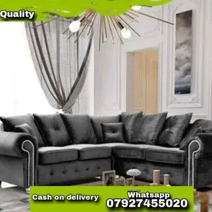 Ashwin 2 and 3 Seater Corner Sofa with Stool Well - Image 5