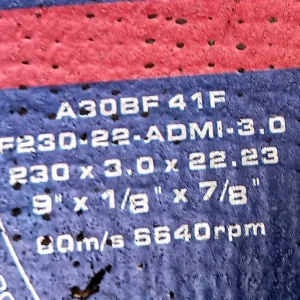1 X 9inch Grinding Disc - Image 5