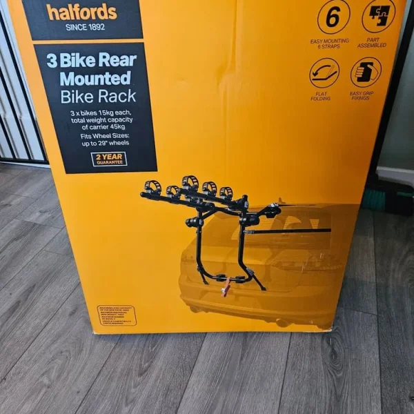 Halfords triple bike carrier