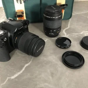 Canon EOS 500 with 2x lenses, filter, and tripod - Image 4