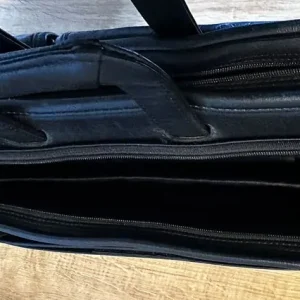 DELL 13” Leather Laptop Carry Case Black - Image 6