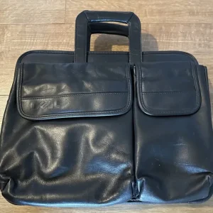 DELL 13” Leather Laptop Carry Case Black