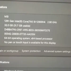 MSI GAMING LAPTOP WITH RTX 3080 - Image 2