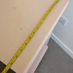 Hand painted pink shelving unit - Image 7