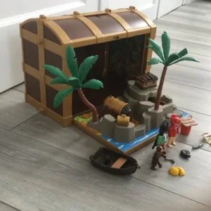 PlayMobil Take along carry case Treasure Chest with figures and accessories vintage - Image 3
