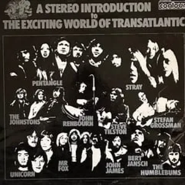 Collection of rock and folk LPs