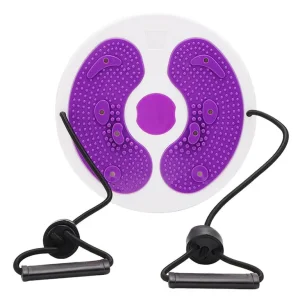 Waist twister with massage foot sole and resistance bands - Image 2