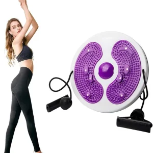 Waist twister with massage foot sole and resistance bands - Image 3