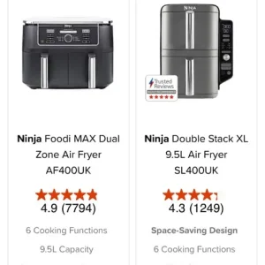 Ninja Dual Zone 9.5l - Image 6