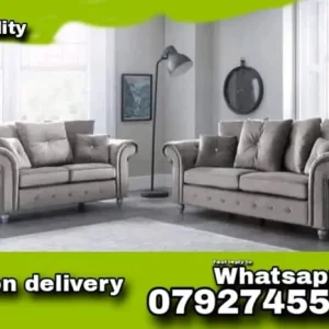 Ashwin 2 and 3 Seater Corner Sofa with Stool Well - Image 3