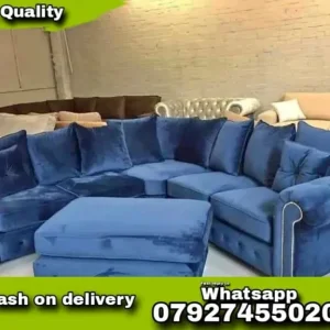 Ashwin 2 and 3 Seater Corner Sofa with Stool Well - Image 6