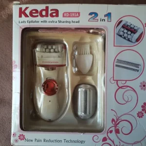 Epillator twin roller tweezers with extra shaving trimmer head - Image 3