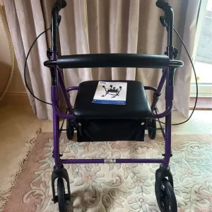 Four wheeled walker