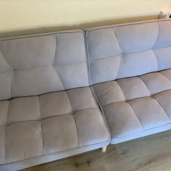 Sofa Bed with Wooden Legs