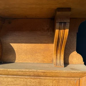 Solid wood vintage fireplace surround - Image 3