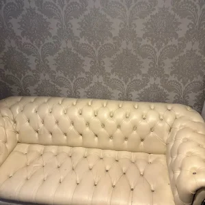 Leather 2 seater sofa - Image 2