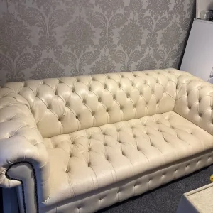 Leather 2 seater sofa