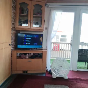 6-berth static caravan with bathroom and shower