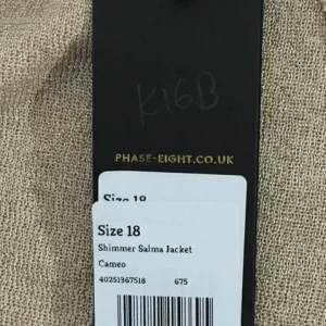 PHASE EIGHT Shimmer Salma Jacket Size 18 New with Tags - Image 5