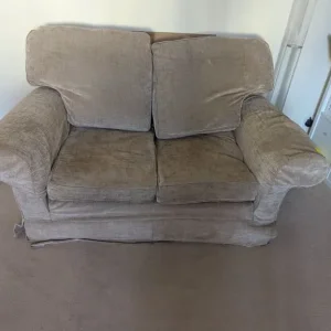 Grey 2-seater sofa - Image 2