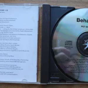 Pet Shop Boys Behaviour CD - Image 3