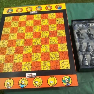 The Simpsons Chess Set (Antiqued Metal-Style) - Image 2