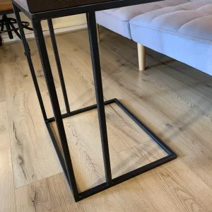 John Lewis L-Shaped Side Table Solid Oak - Image 2