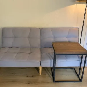 John Lewis L-Shaped Side Table Solid Oak - Image 5