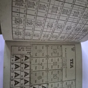 Ration books and leather holder - Image 3