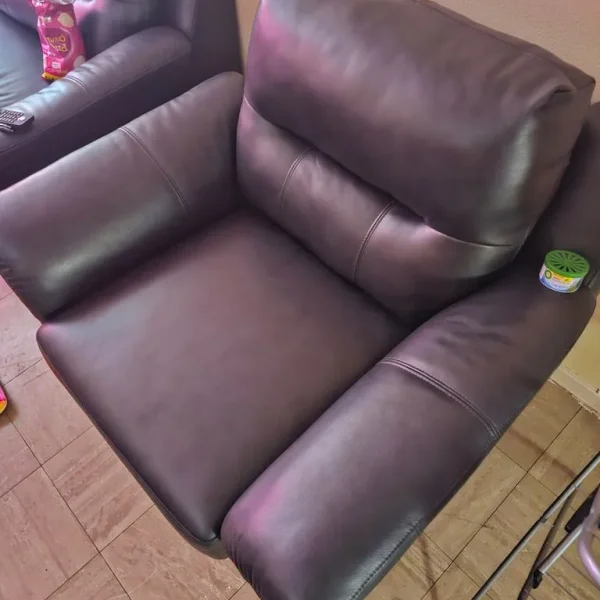 Brown Recliner Power Armchair US Port