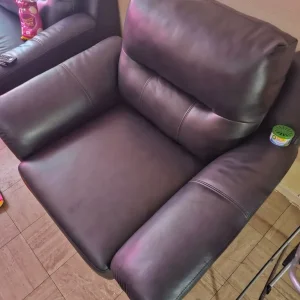 Brown Recliner Power Armchair US Port