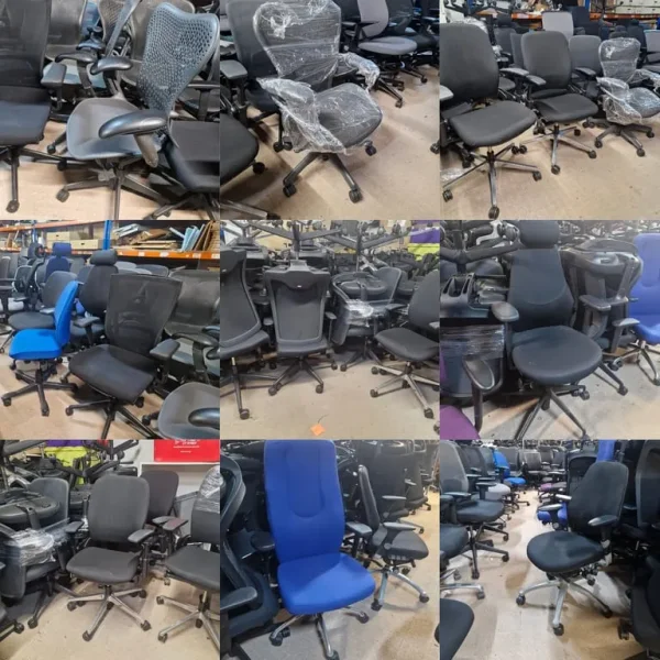 Ergonomic office chairs – Herman Miller, Steelcase, Orange Box and more