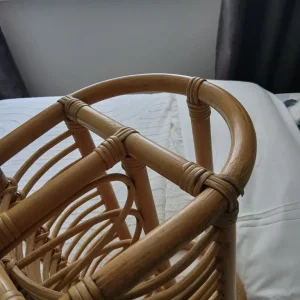 VINTAGE BAMBOO / CANE MAGAZINE RACK - Image 8