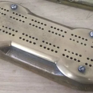 Vintage WW1 Trench Art Cribbage Board