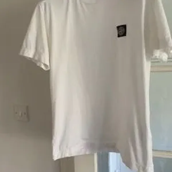 Stone Island T-shirt White Size Medium Men's