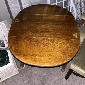 Armchair, stool, shelf tables set - Image 4