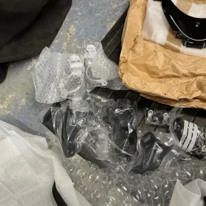 Triumph-Thruxton 1200 new Triumph Dolphin fairing kit - Black - Image 5