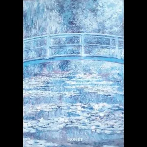 Claude Monet Bridge over a Pond of Water Lilies Framed Print - Image 2